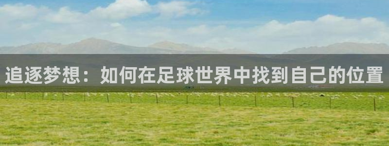 追逐梦想：如何在足球世界中找到自己的位置