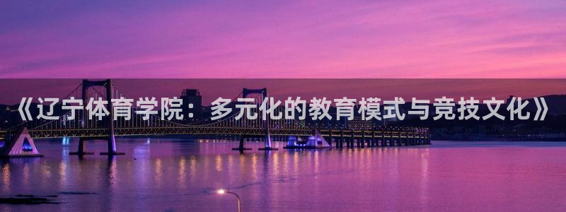 《辽宁体育学院：多元化的教育模式与竞技文化》